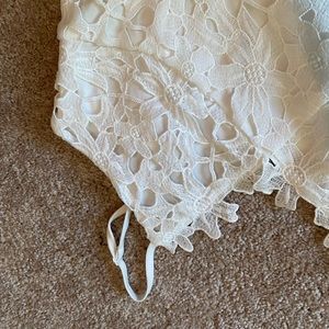 white floral print dress